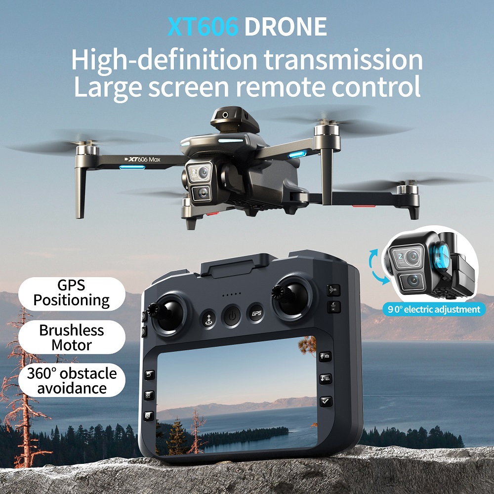 XT606 MAX 3 battery Drone 4k 8 - Drone Surveying ulasan dan harga