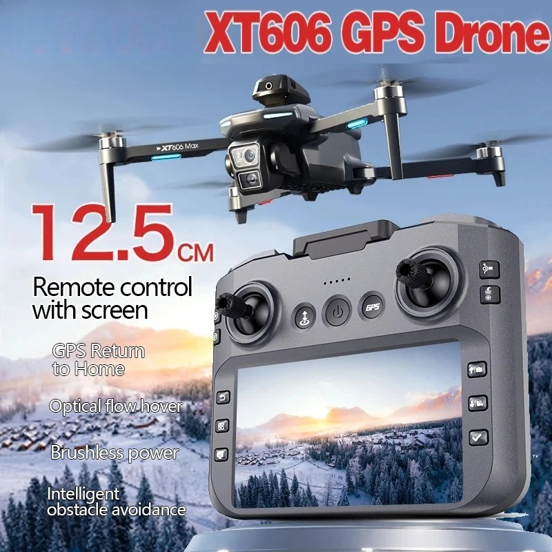 Original XT606 MAX GPS Drone 4 - Drone Lidar ulasan dan harga