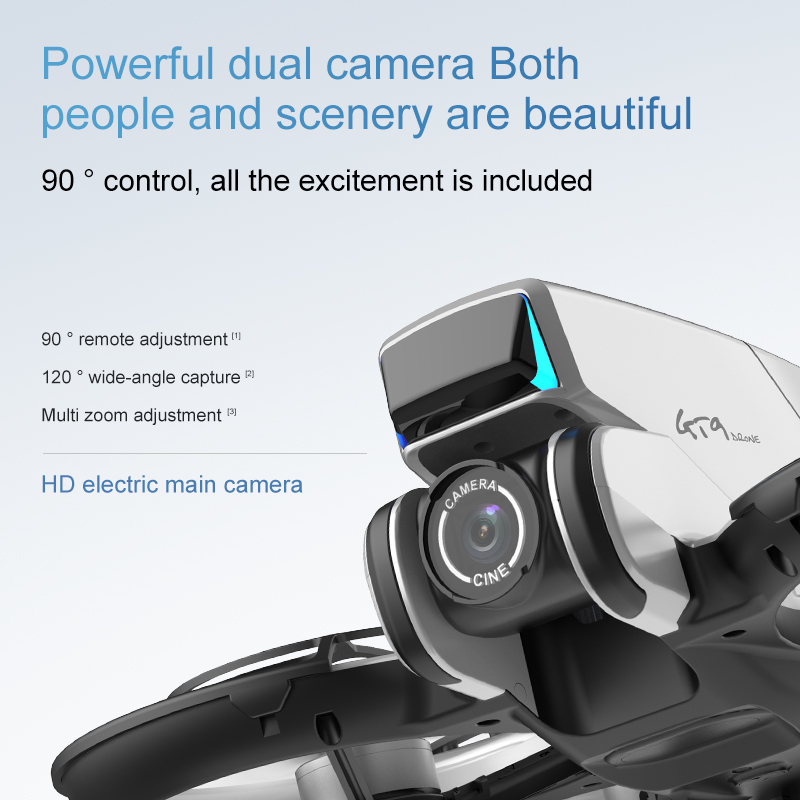 Original GT9 GPS Foldable RC D - Drone Lidar ulasan dan harga